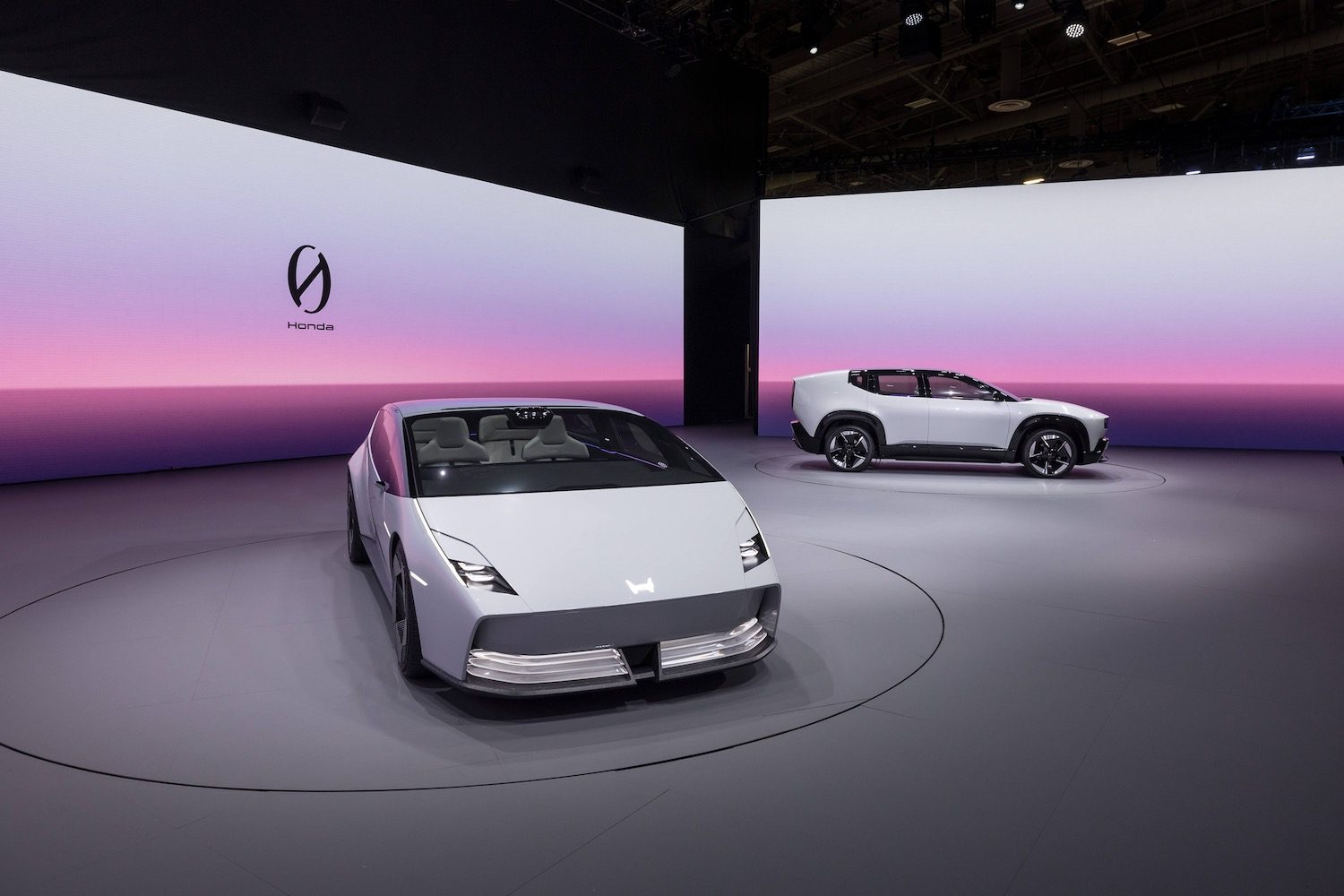 Honda 0 Series prototypes at CES 2025.