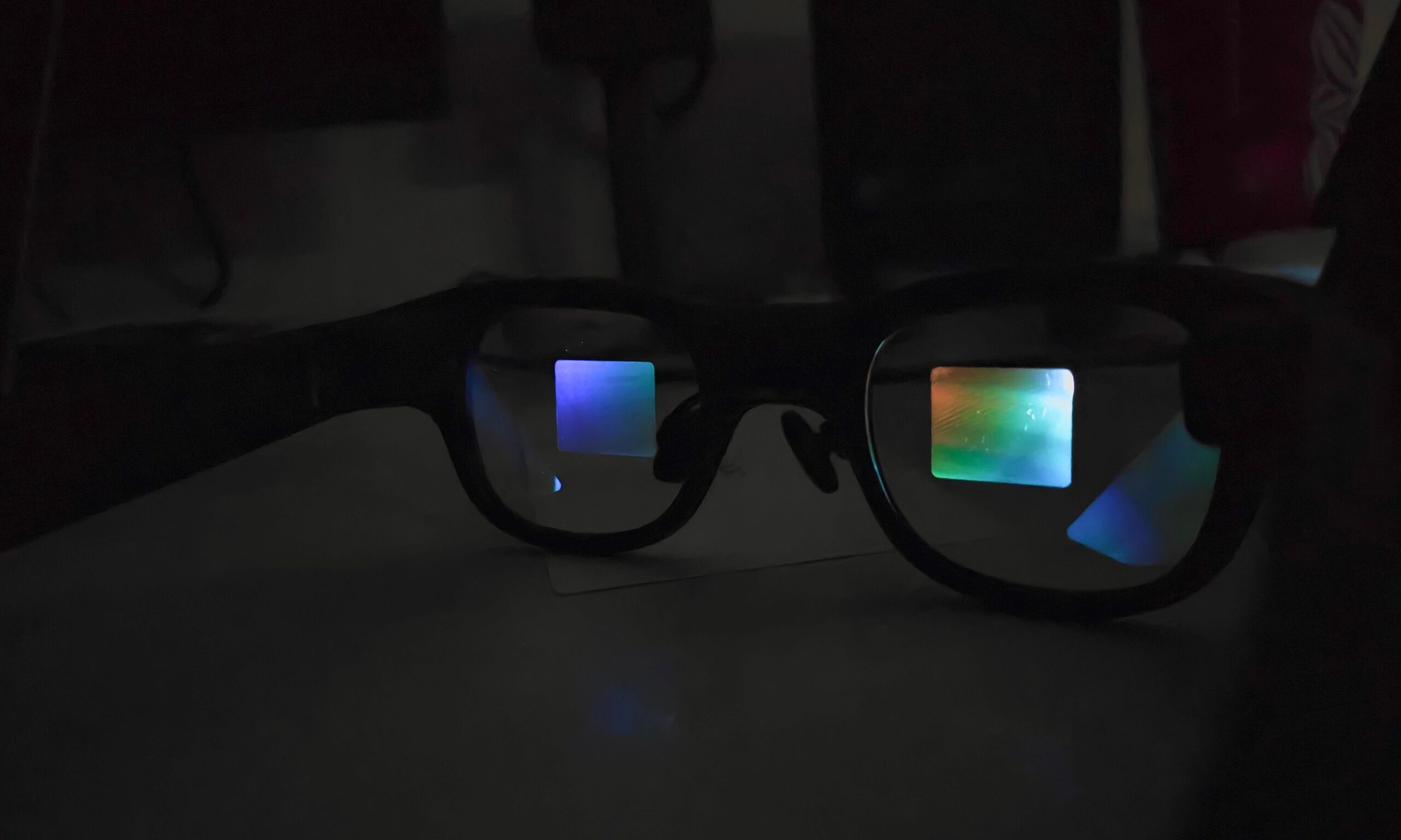 Waveguide on RayNeo X3 Pro.