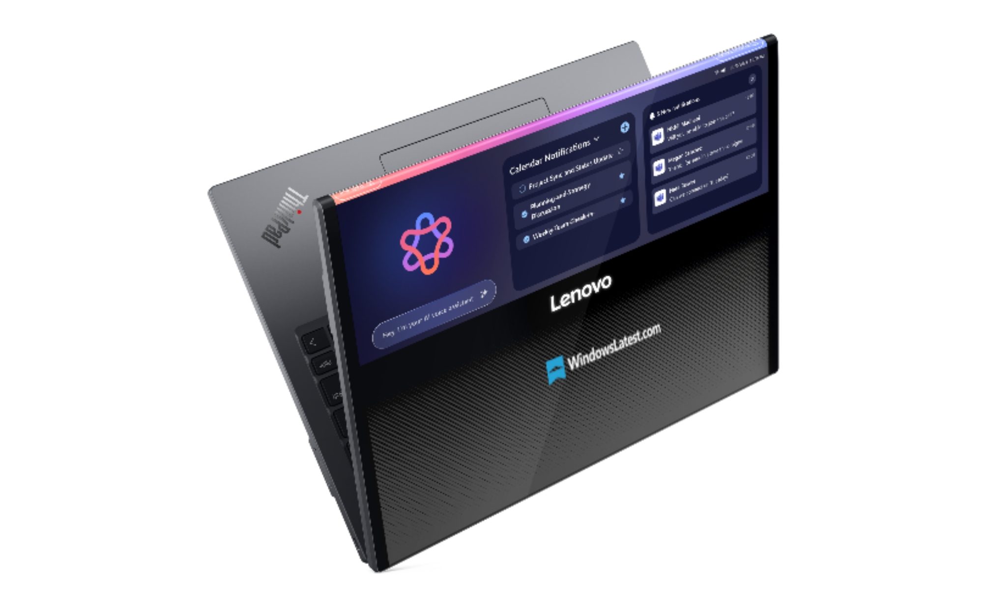 Lenovo ThinkPad Rollable XD Concept back panel.