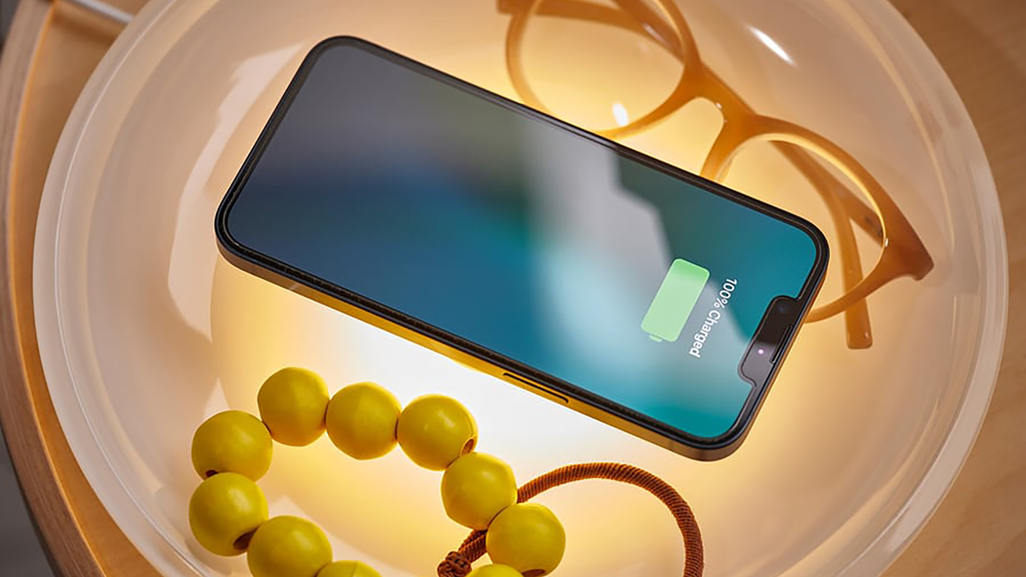 VÄSTMÄRKE wireless charger with lighting