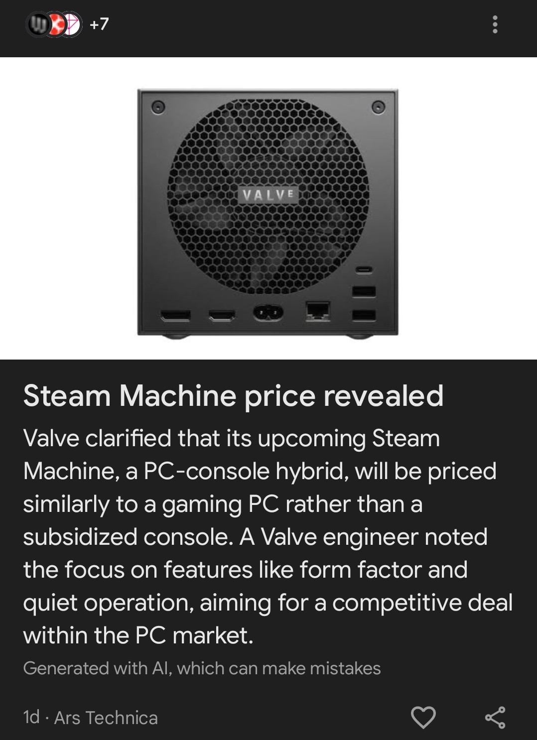 What Google shows me when I tap “see more.”