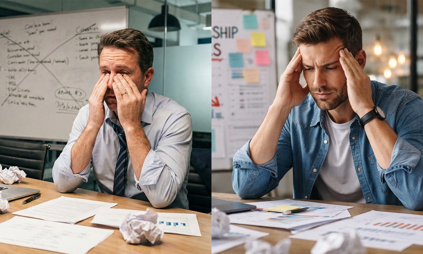 Leadership struggles. Gemini / Nano Banana is on the left