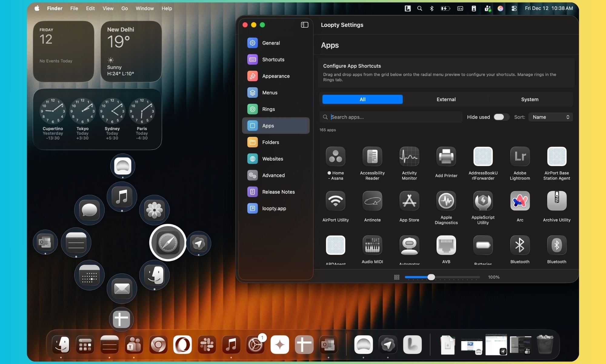 Loopty app switcher for Mac