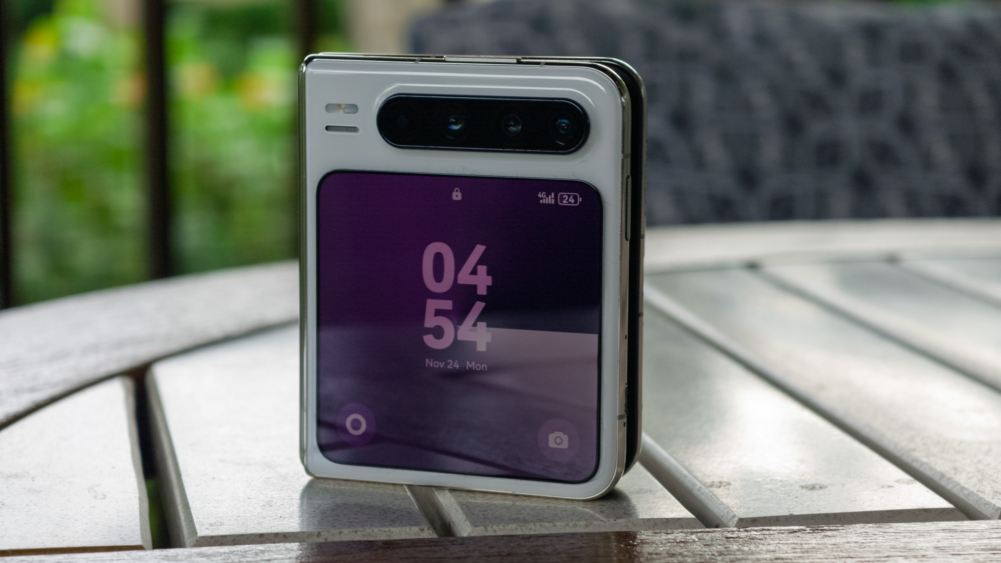 Huawei Pura X on a table