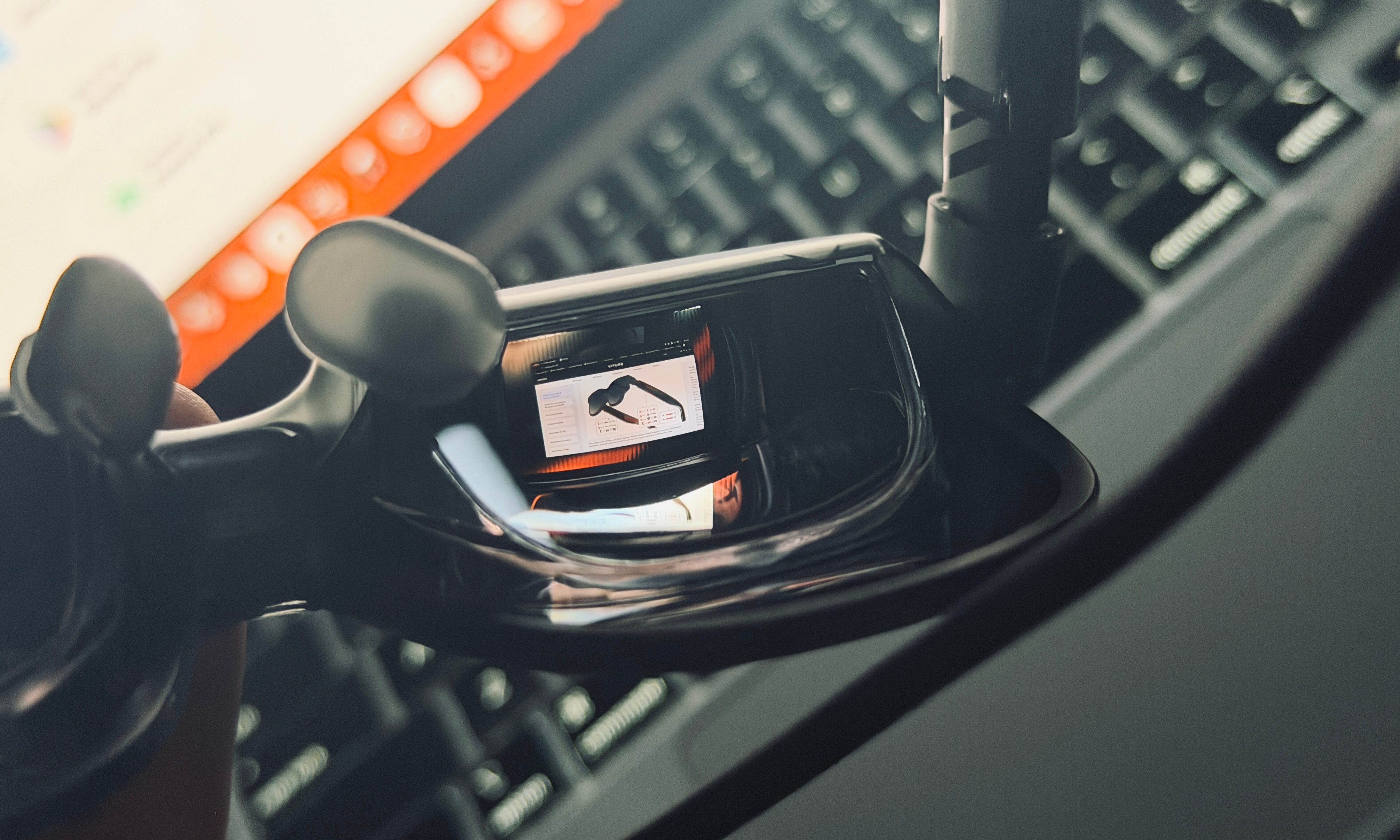 Internal view of Viture Luma Pro.