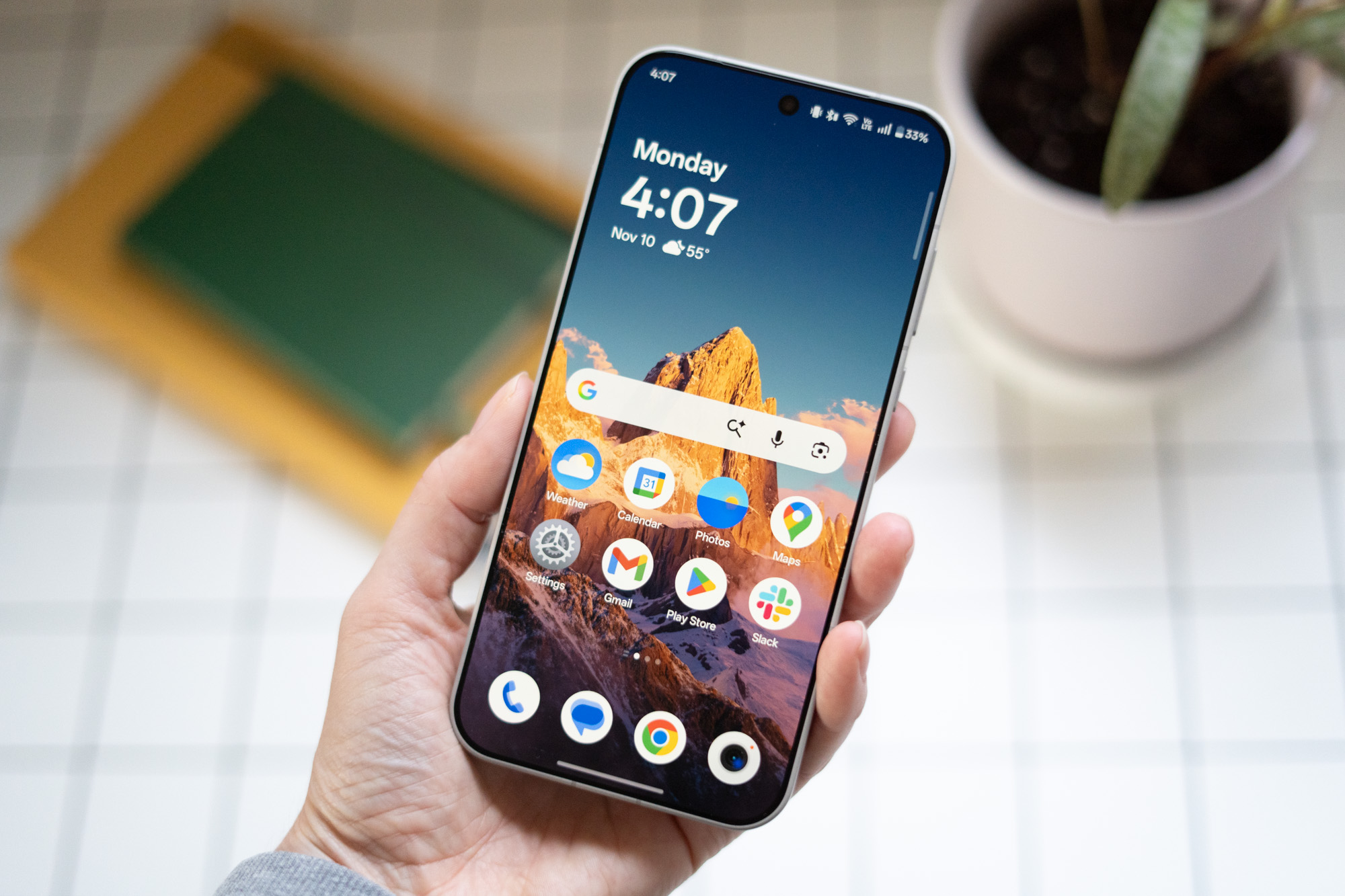 OnePlus 15 on a desk