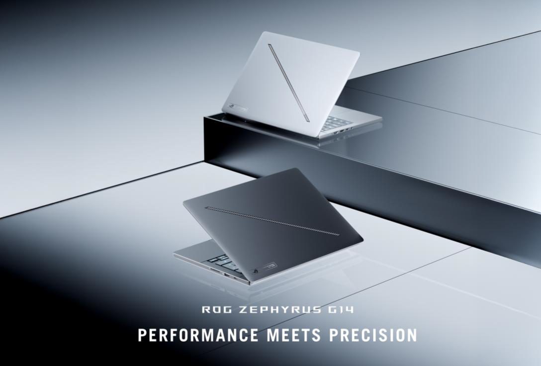 Asus ROG Zephyrus G14 lineup ad that reads