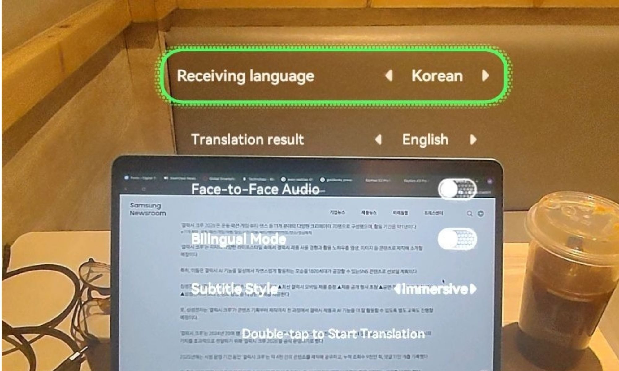 RayNeo X3 Pro smart glasses.