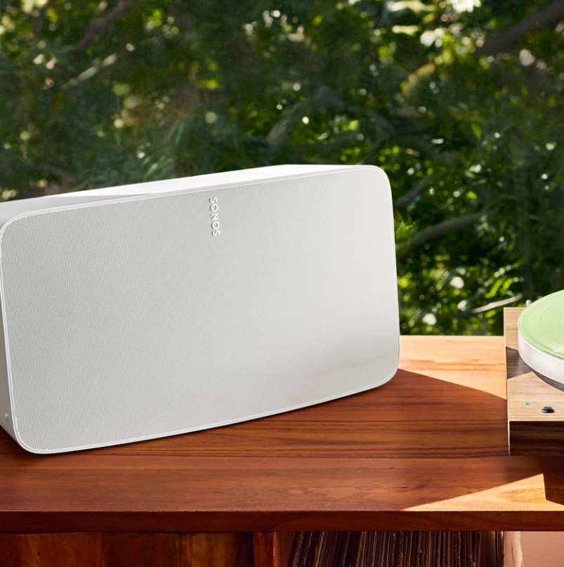 A marketing image of the Sonos Five.
