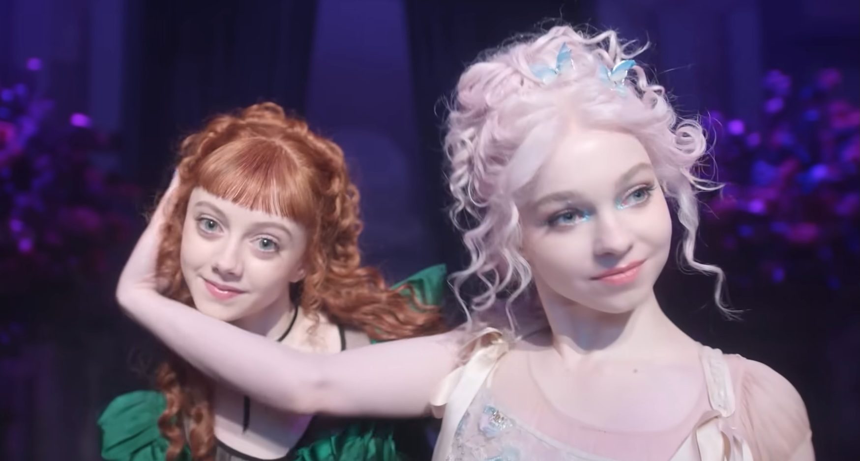 Agnes and Enid dancing in Wednesday season 2.