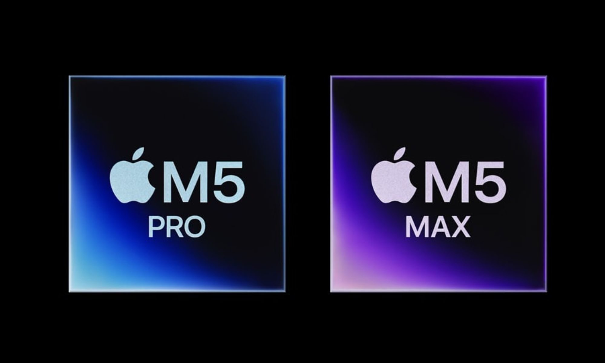 Apple M5 Pro and M5 Max illustration.