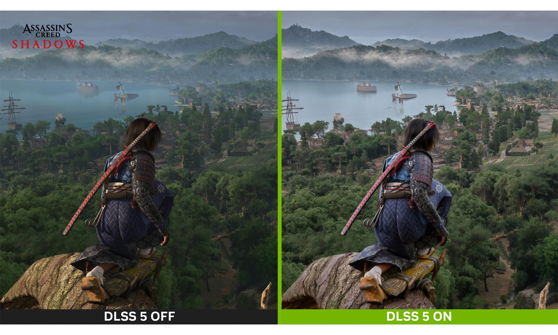DLSS 5 Comparison Assassin's Creed Shadows