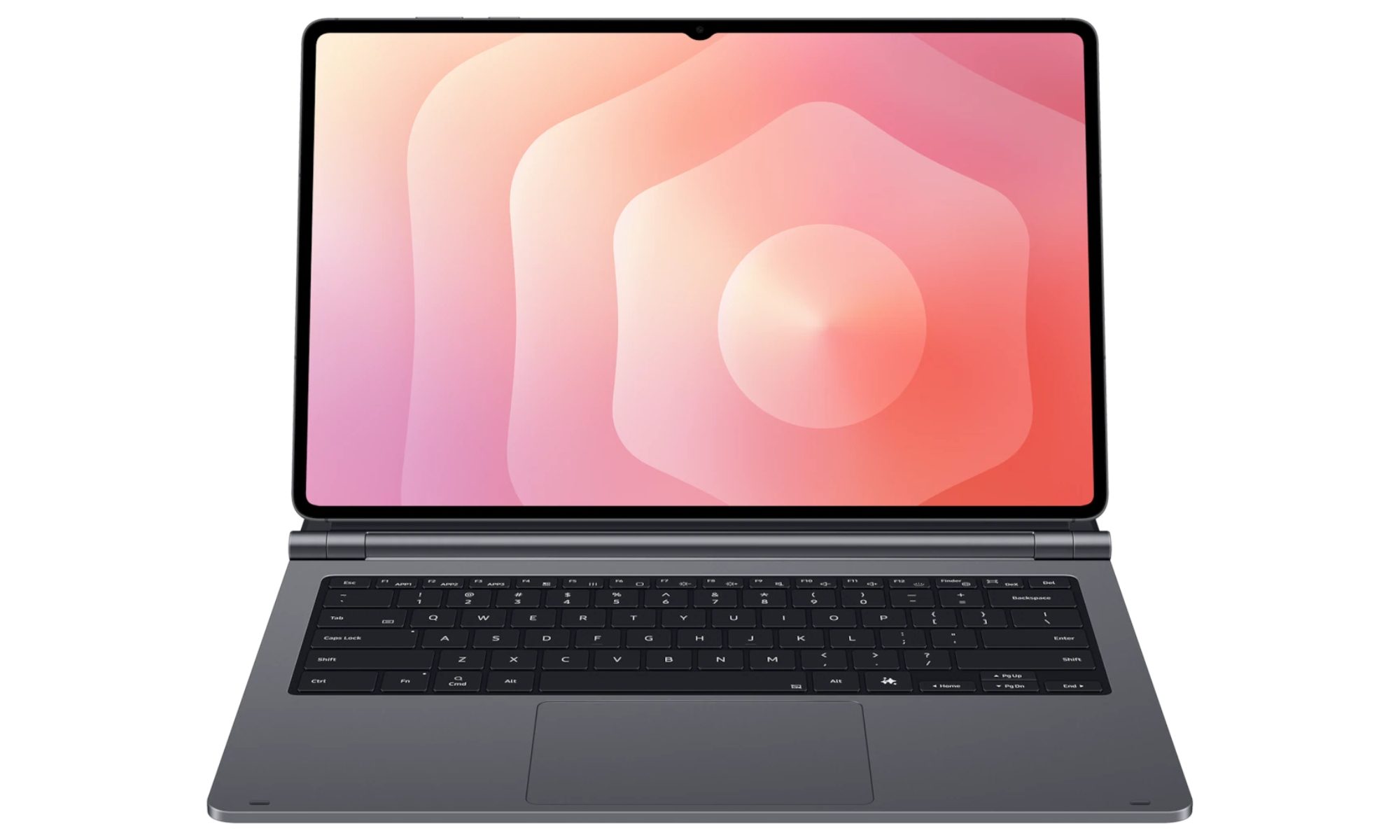 Samsung's Pro Keyboard attached to Galaxy Tab S11 Ultra.