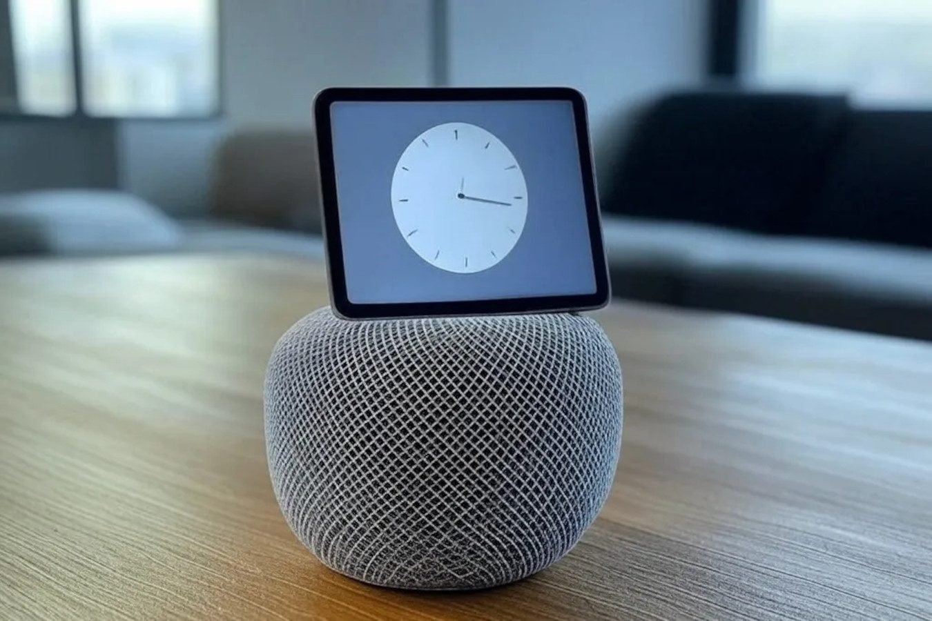 HomePod display mockup