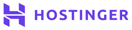 Hostinger logo.