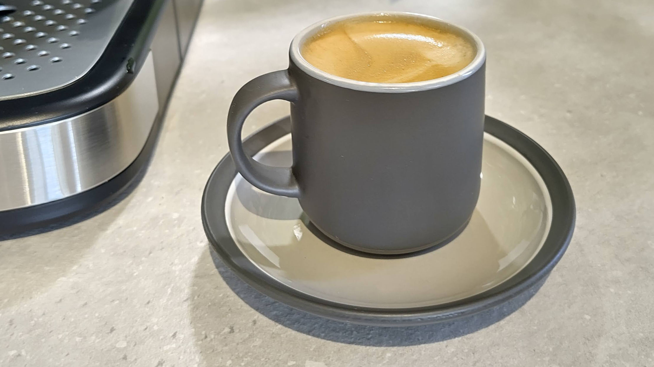 Espresso made using Russell Hobbs Everyday Espresso Machine