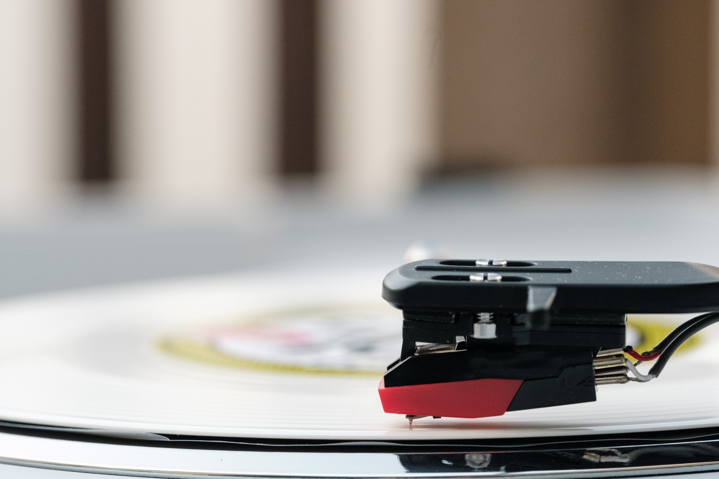 Close up of the needle on the Practice Yo! Cuts 7-inch.