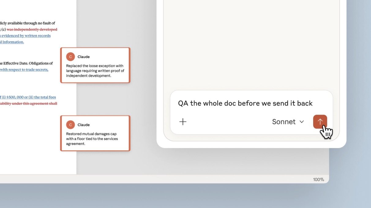 Claude Microsoft Word integration