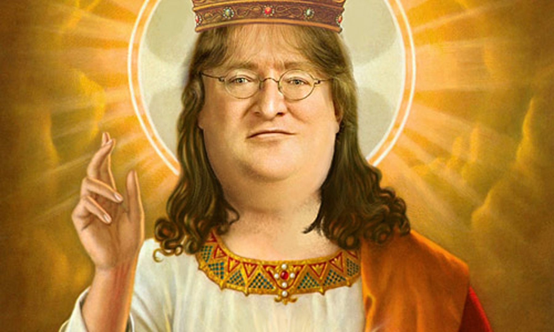 Gabe Newell Portrait