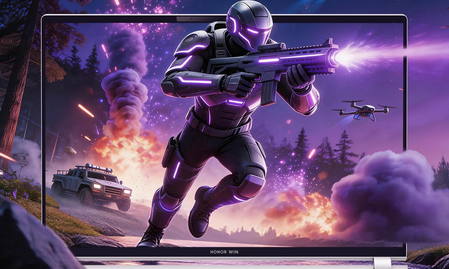 Honor Win H9 Gaming Laptop features a 300Hz anti-dizziness screen