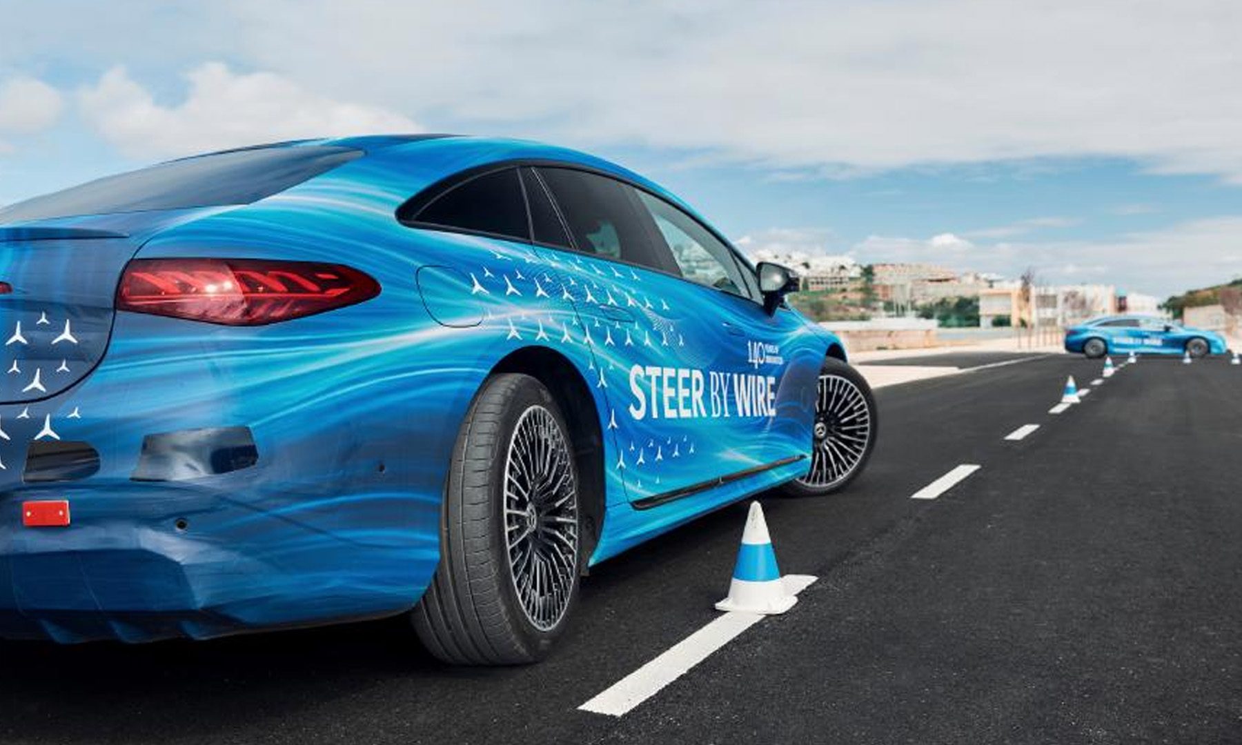 Mercedes-Benz Steer-by-wire on the new EQS 2