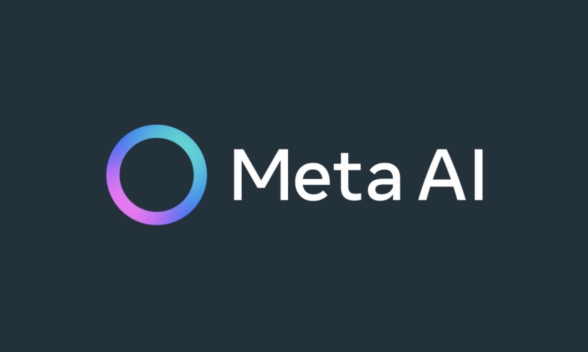 Meta AI logo and text
