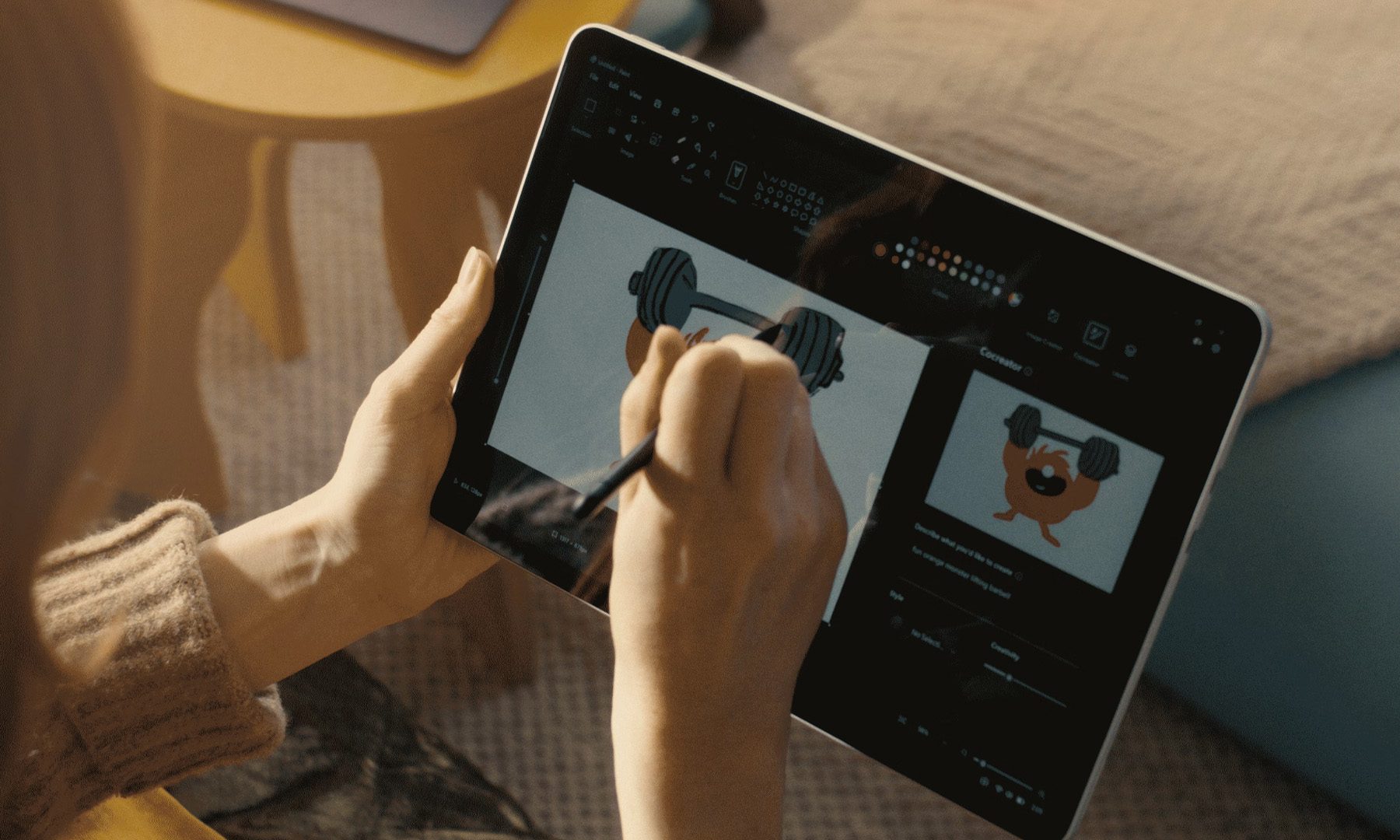 Microsoft Surface Pro Touchscreen With Paint in Windows 11