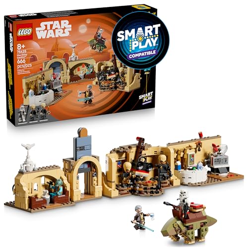 Lego Star Wars Smart Play: Mos Eisley Cantina Toy Building Set for Kids - Compatible Set With 3 Smart Tags and 5 Minifigures - Gift for Boys, Girls and Fans Ages 8+ - 75425