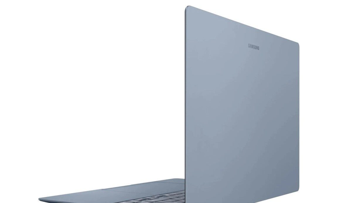 Samsung Galaxy Book 6 Edge view from the back