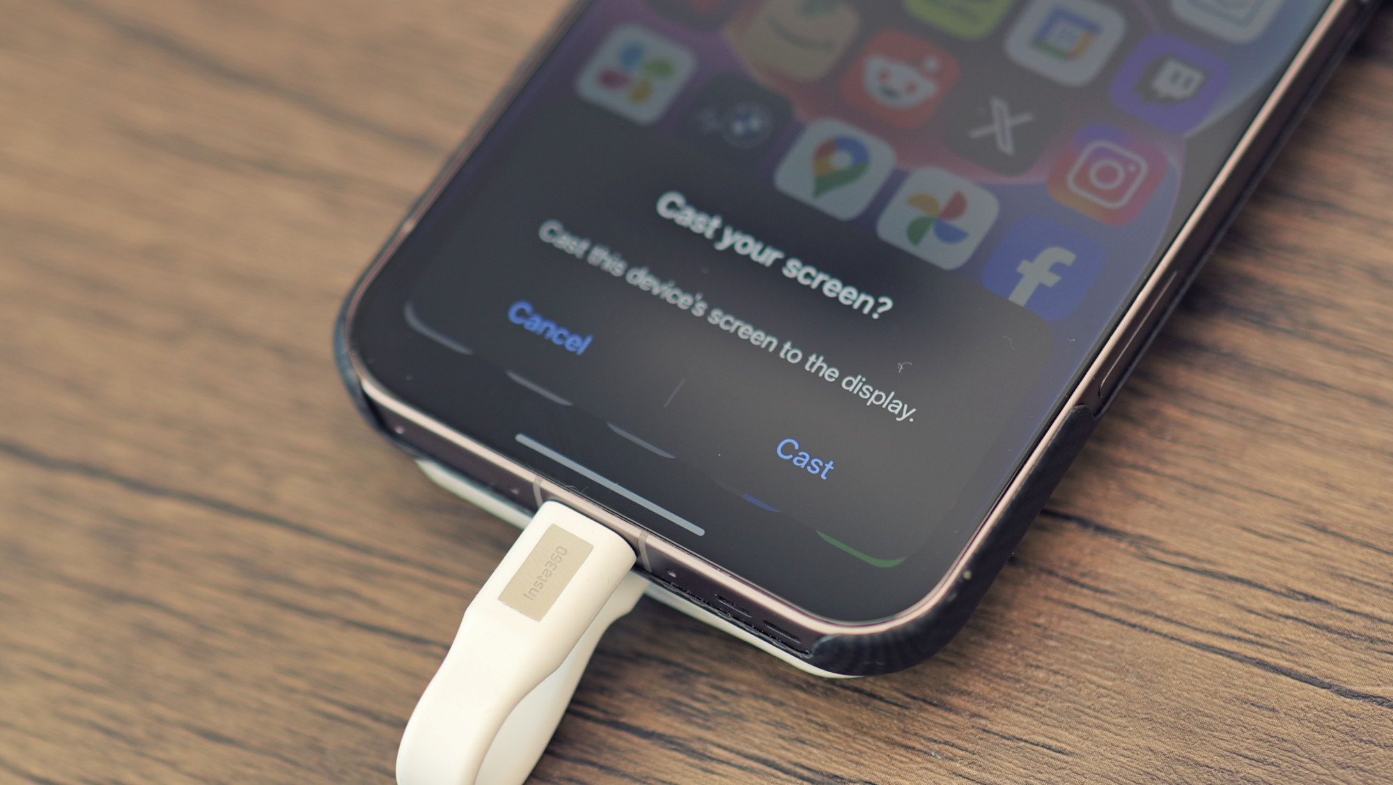 Insta360 Snap Selfie Screen