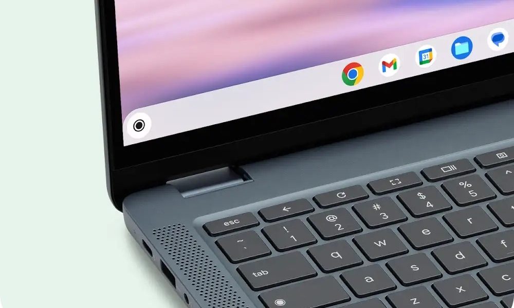 laptop running ChromeOS