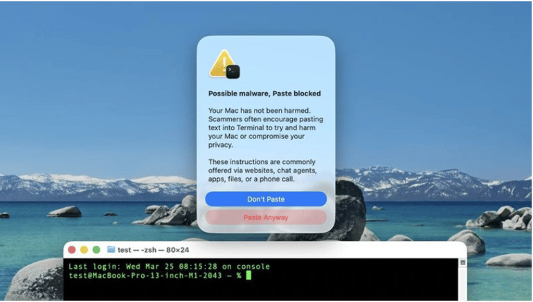malware notification