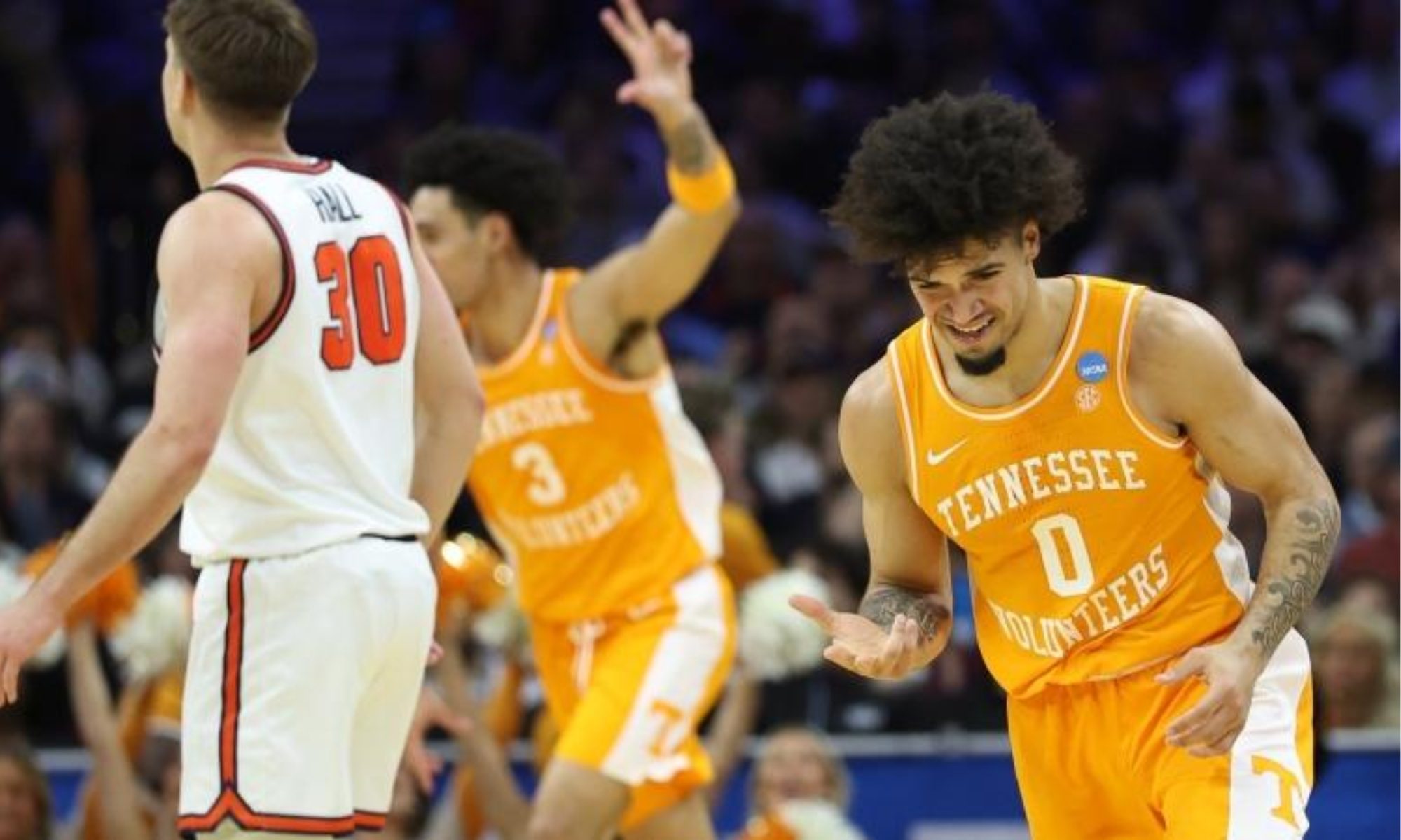 NCAA basketball game capture.