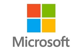 The Microsoft logo.
