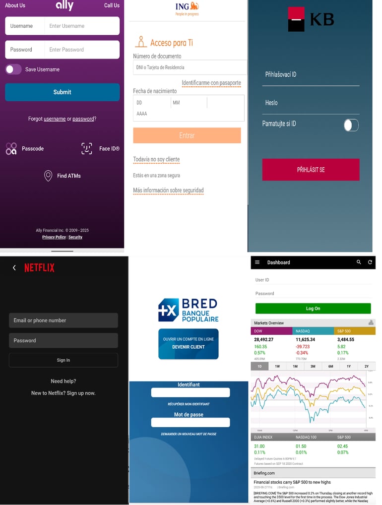 Zimperium/Cloned app overlays.