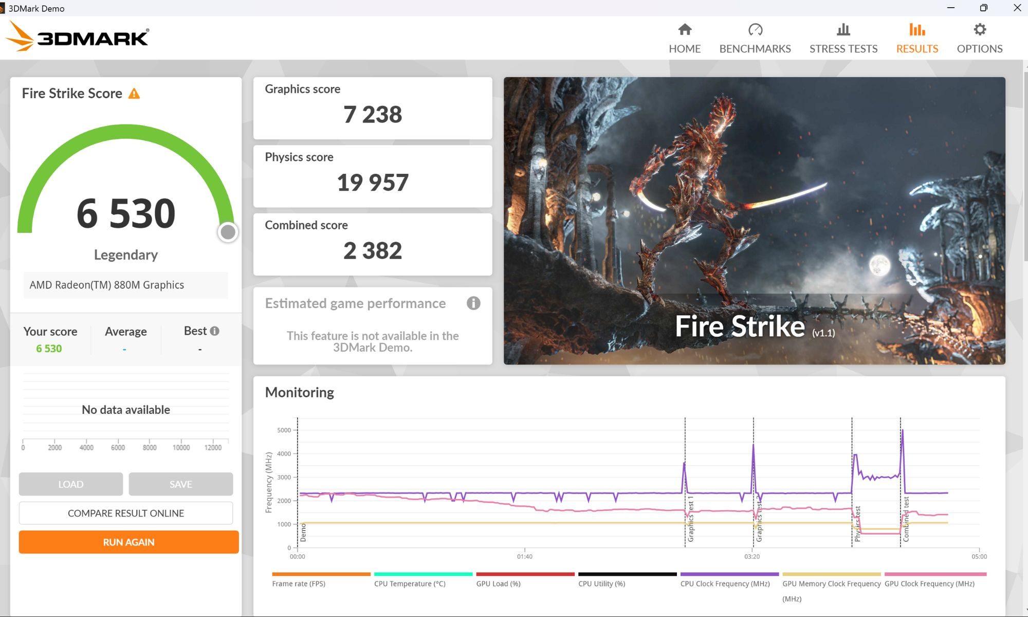 Fire Strike Benchmark