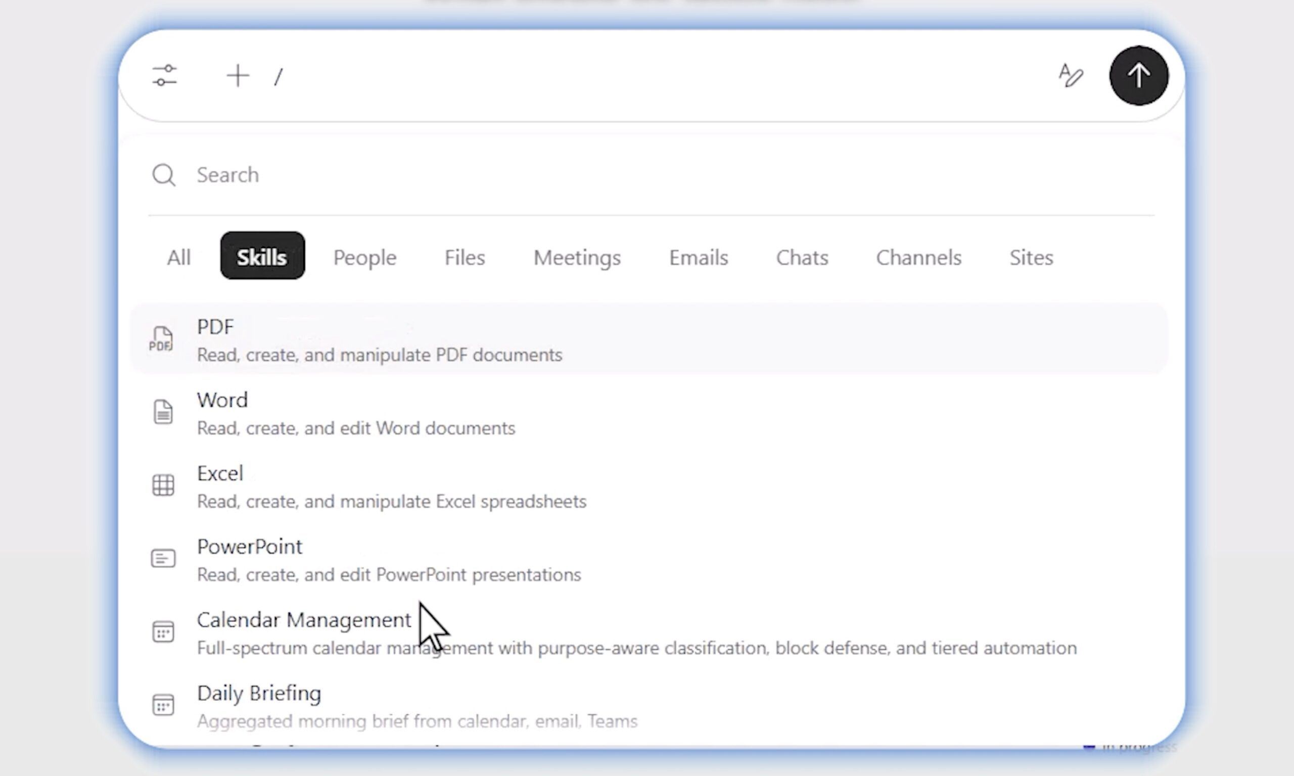 Microsoft Copilot Cowork skills