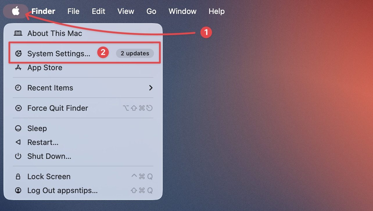 Opening system settings app