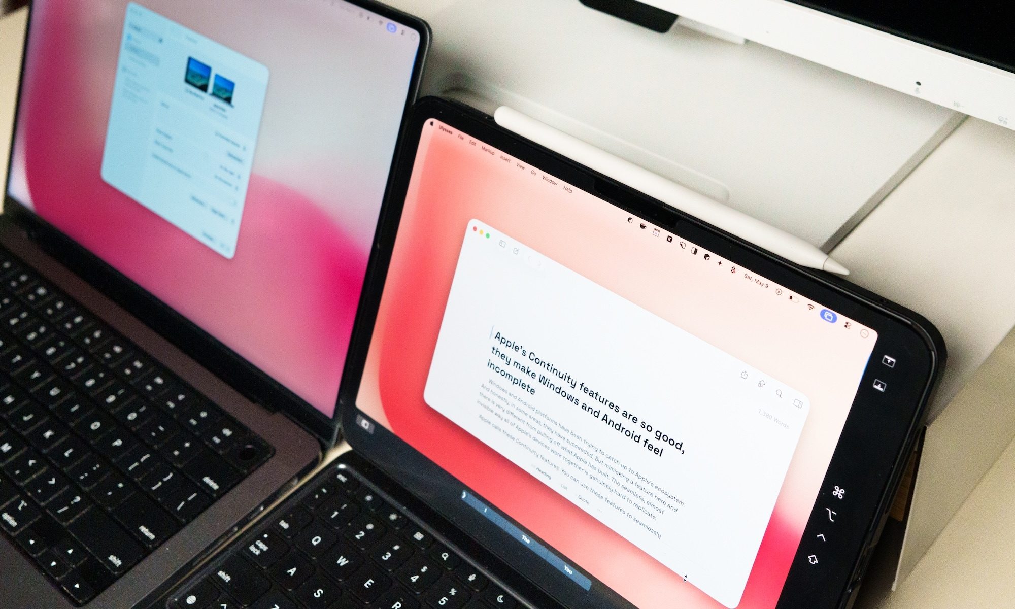 Sidecar working on Mac iPad