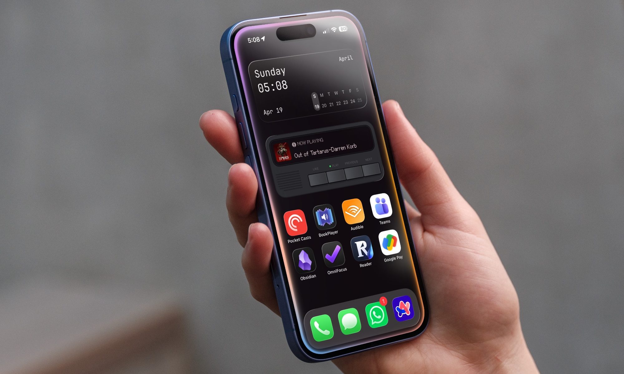 Siri running on iPhone