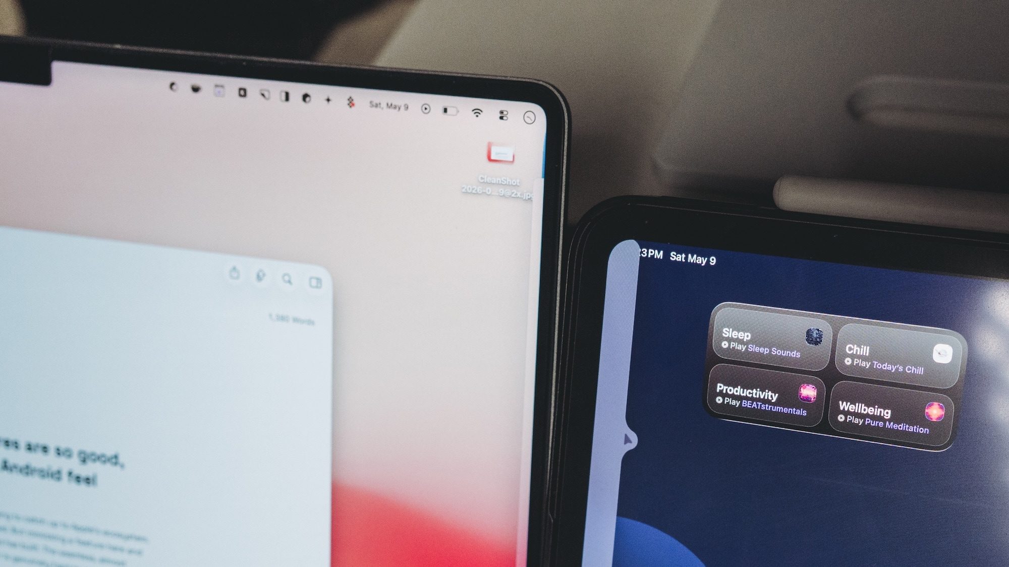 universal control on Mac iPad