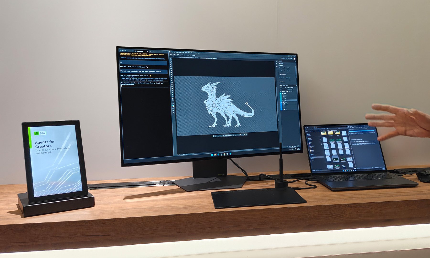 NVIDIA RTX Spark for Creators Image Generation Demo Computex 2026