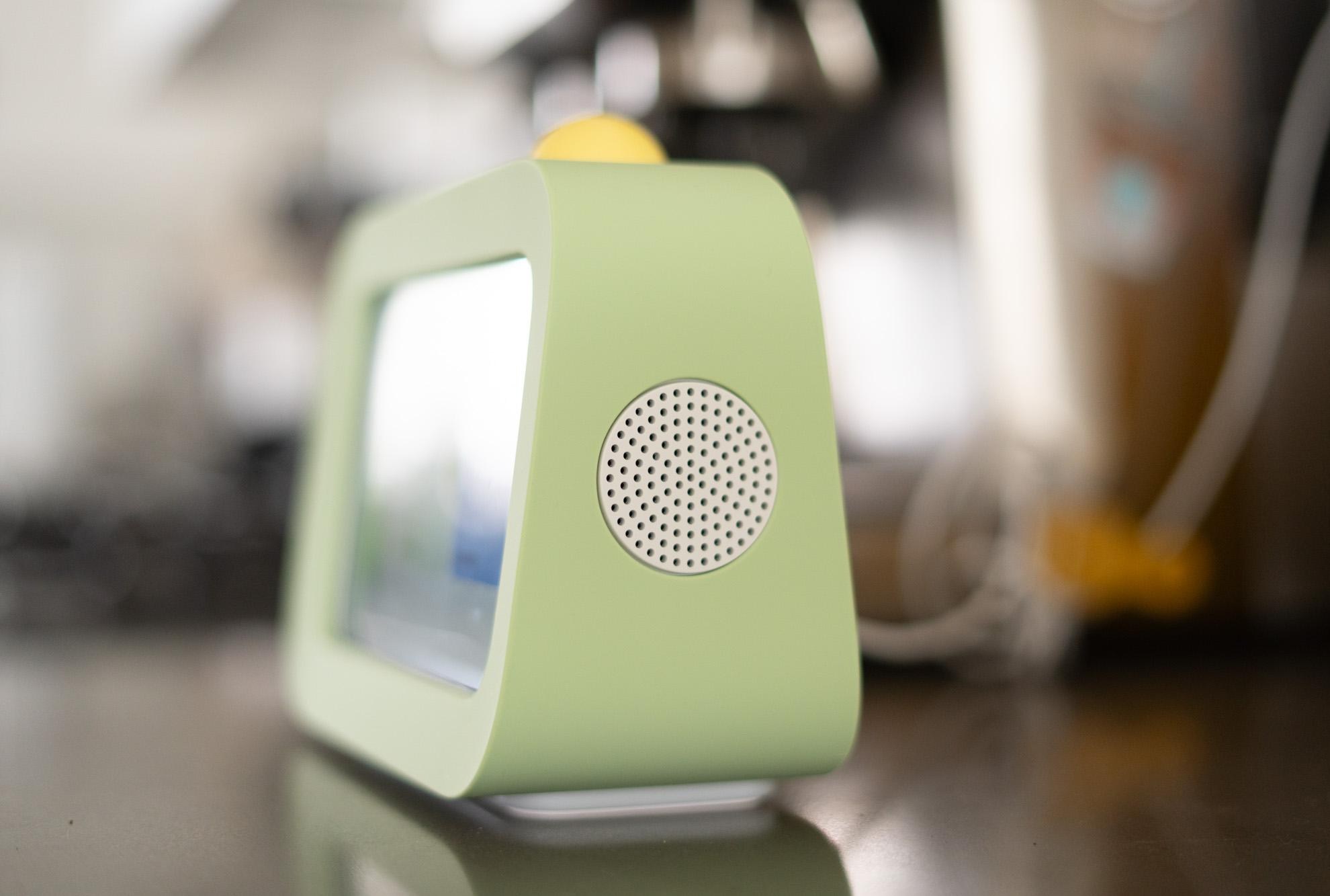 Skylight Buddy chore tracking device shown from side