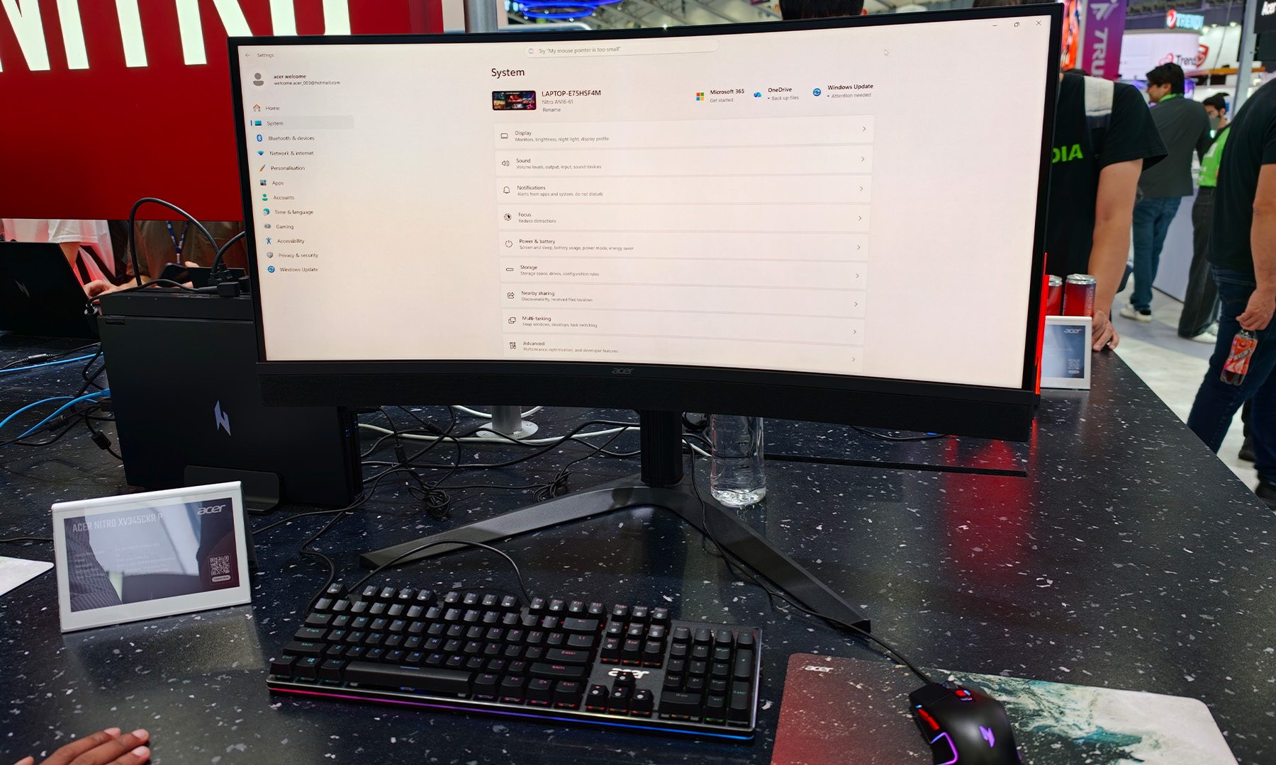 Acer Nitro XV345CKR Hands On Computex 2026