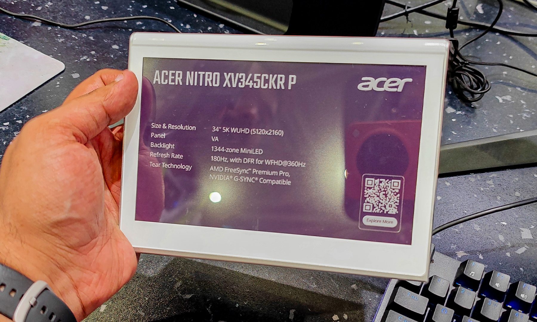 Acer Nitro XV345CKR Specs Computex 2026