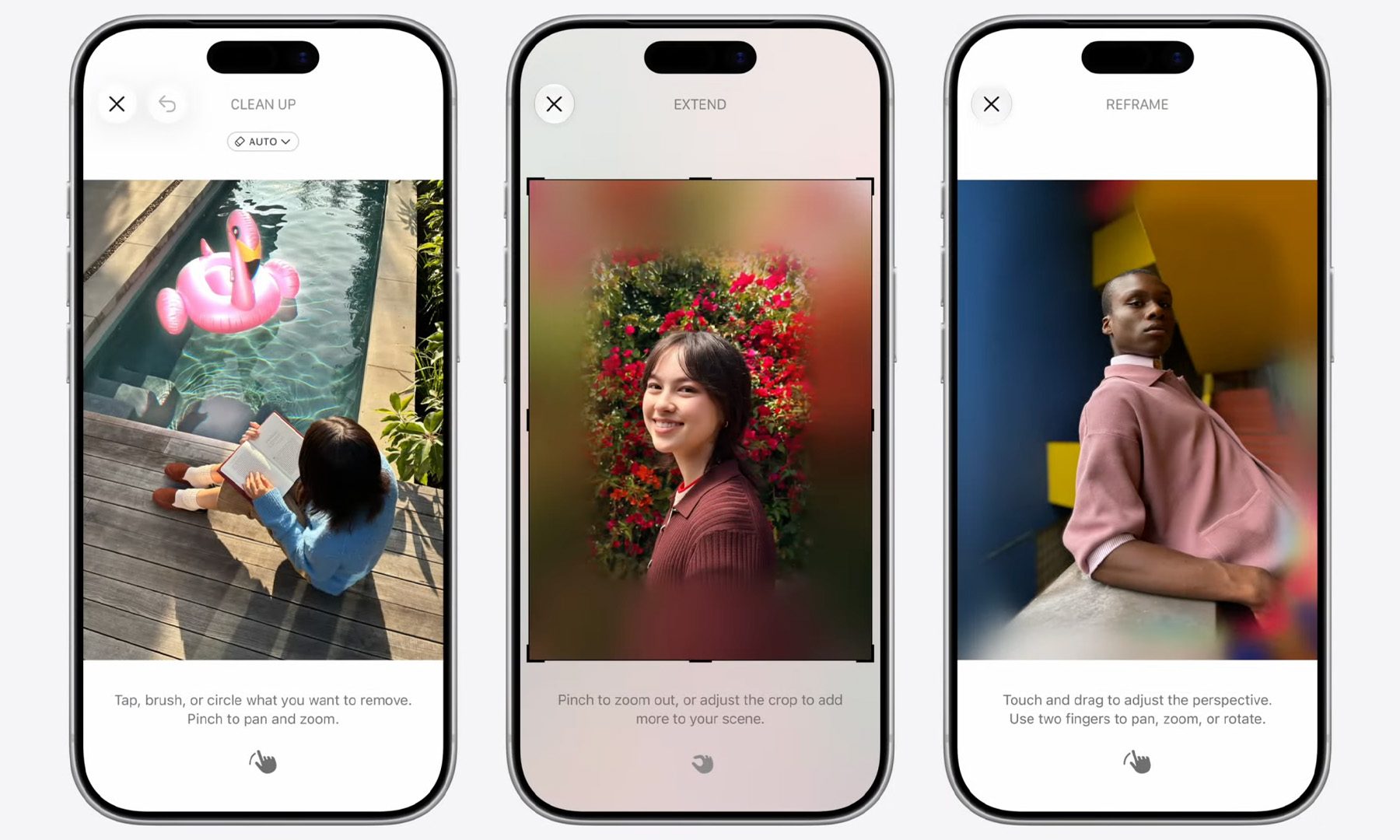 Apple WWDC 2026 Spatial Reframing alongside Clean Up and Extend