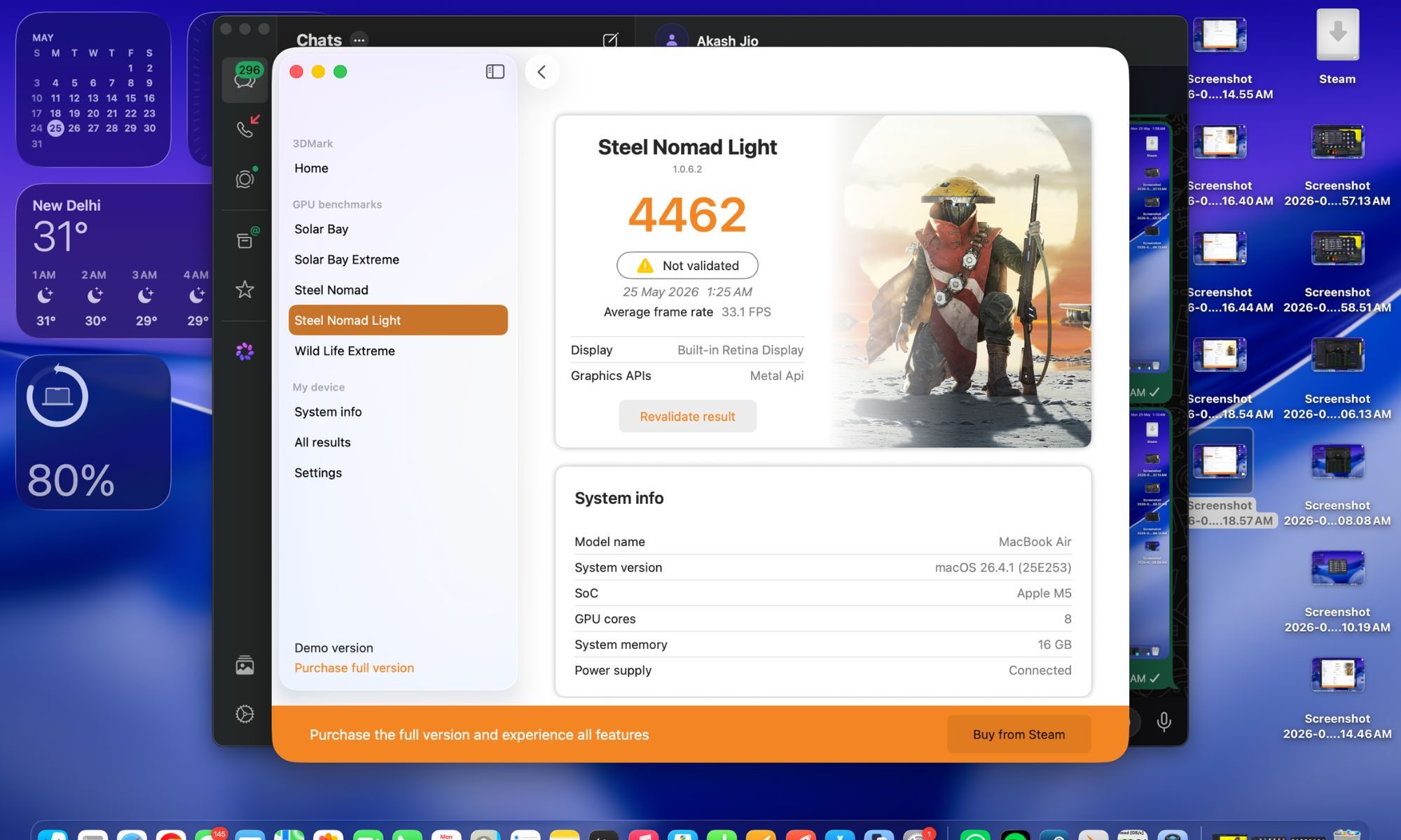 MacBook Air M5 Benchmark