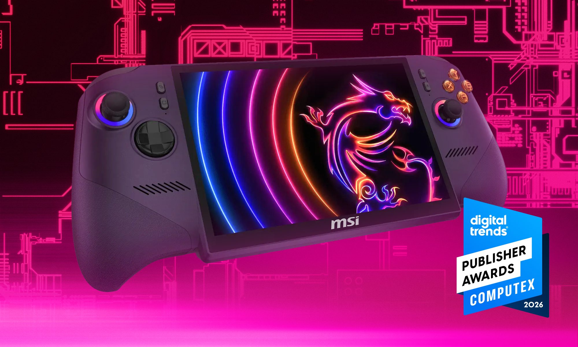 Digital Trends Computex 2026 Publisher Awards MSI Claw 8 EX AI+