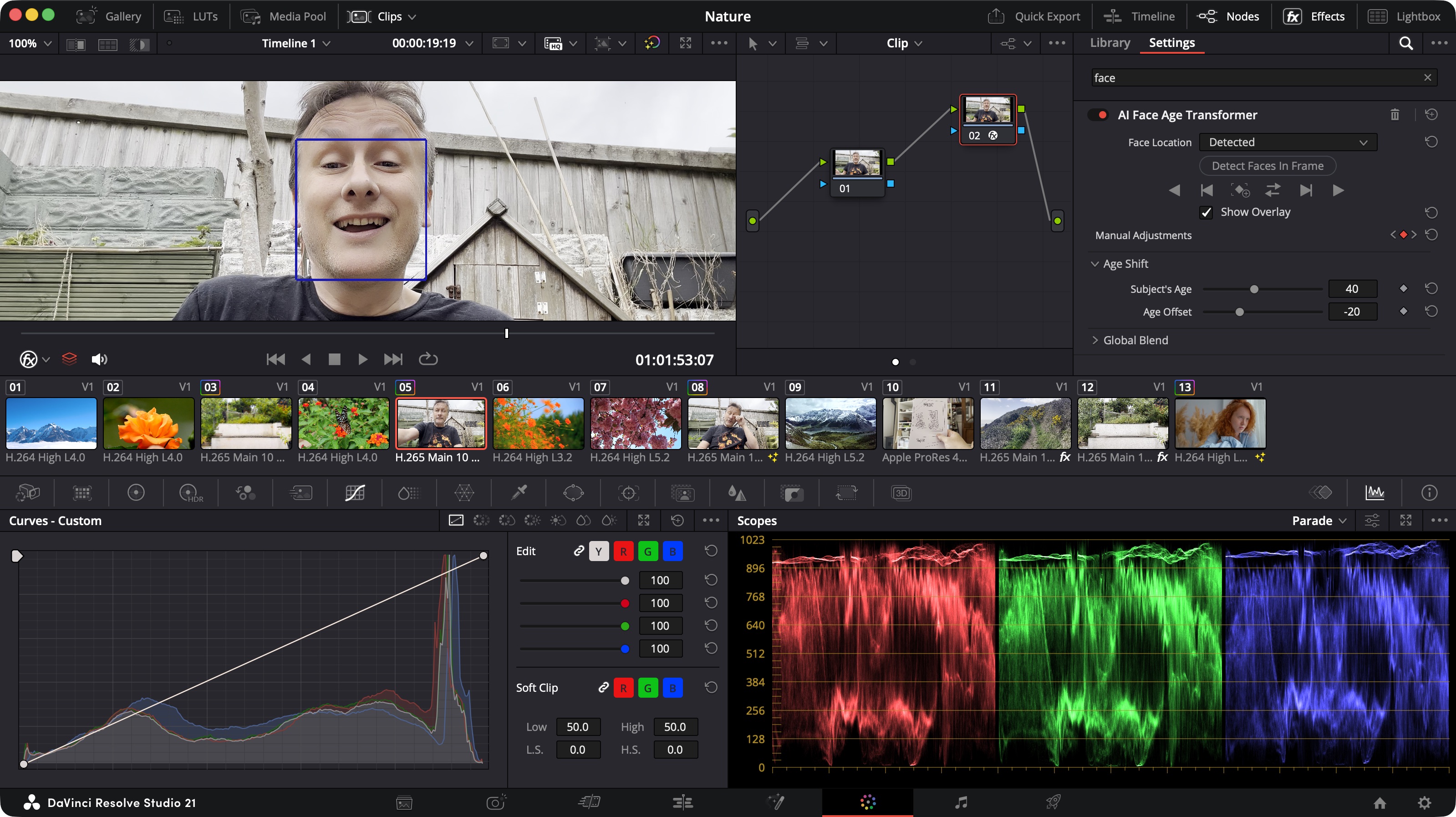 Using Blackmagic Design's Resolve Studio 21 during our review process