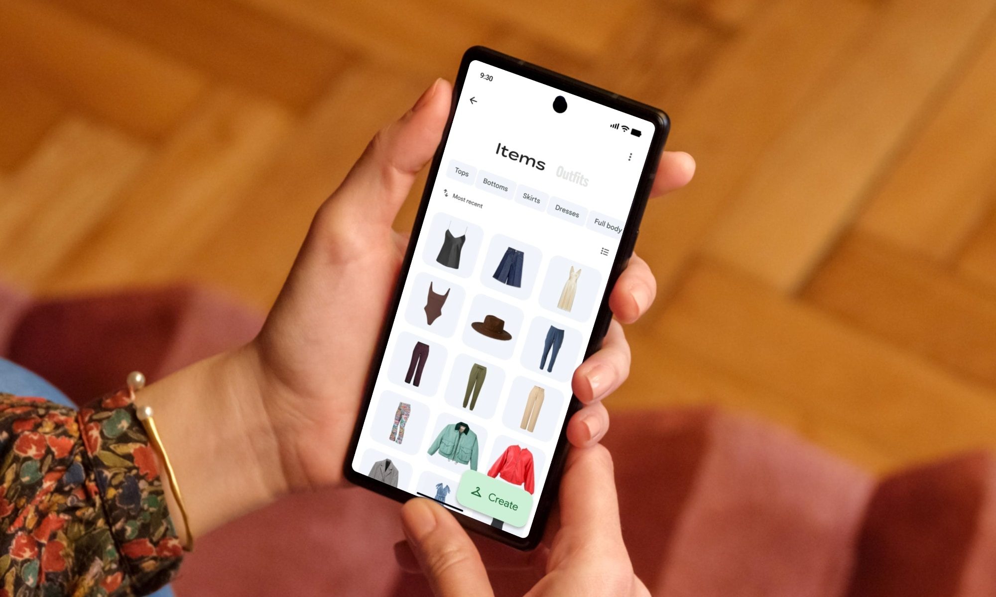 Google Photos digital wardrobe
